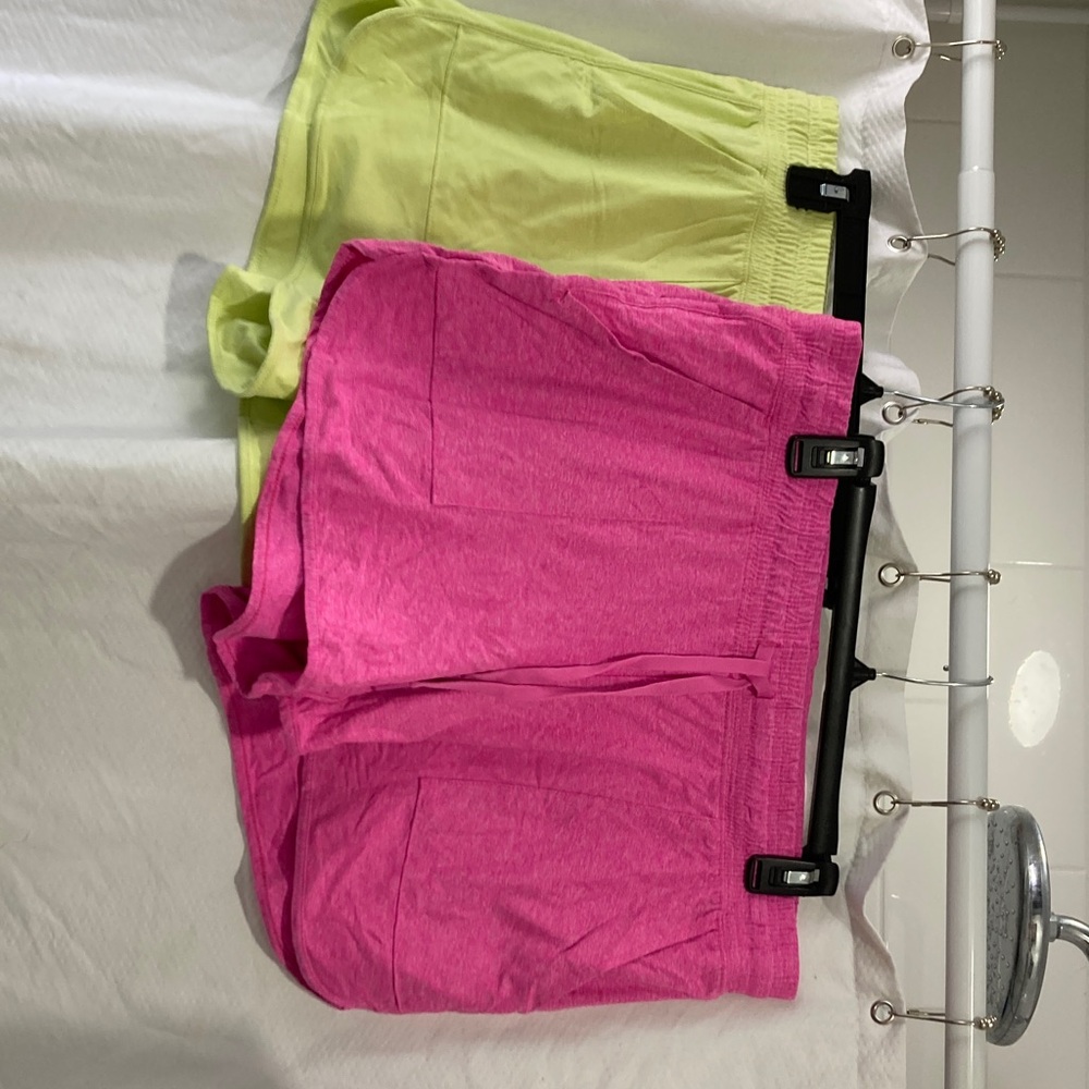 Athletic Works Pink and Green Women's Athletic Shorts NWT